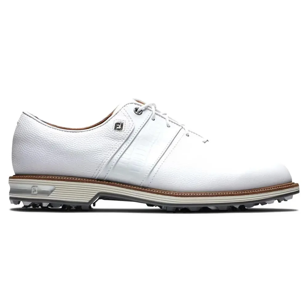 FootJoy Premiere Series 53908 Men's 8 M White Leather Low Top Golf Shoes RHS9409